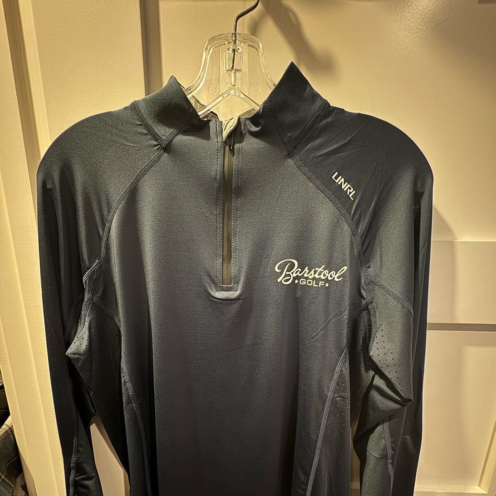 NWT UNRL Barstool Golf Quarter Zip